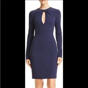 Navy Black Halo Aerin Sheath dress - 10